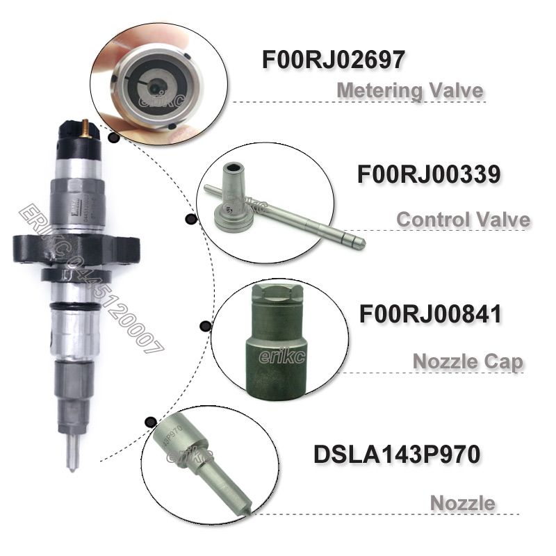 0 445 120 007 Fuel Pump Injector 0445120007 Auto Car Engine Manufacturers Injection 0 986 435 508 (2R0198133) Diesel Injectors 2830957 for Cummins