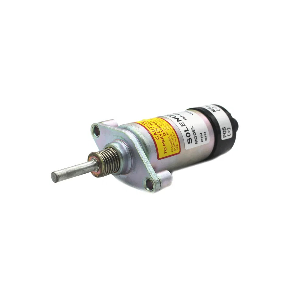155-4653 24V/12V Engine Fuel Shutdown Stop Solenoid Shutoff Solenoid for Caterpillar E330b E330c E330 3306