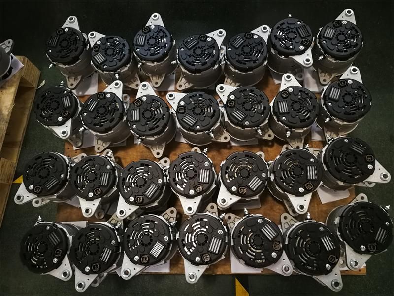 7966 Alternator 140 AMP/12 Volt, Cw, 6-Groove Pulley, 02: 00 Plug Clock• Delco CS144 Late IR/Ef