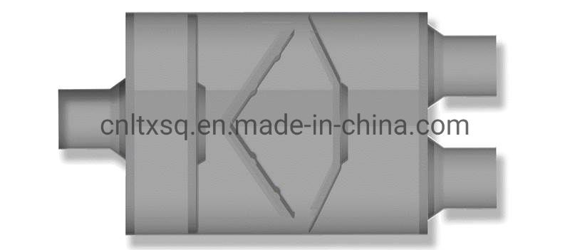 Aluminized/Stainless Steel Universal Car Performance Chamber Auto Exhaust Muffler