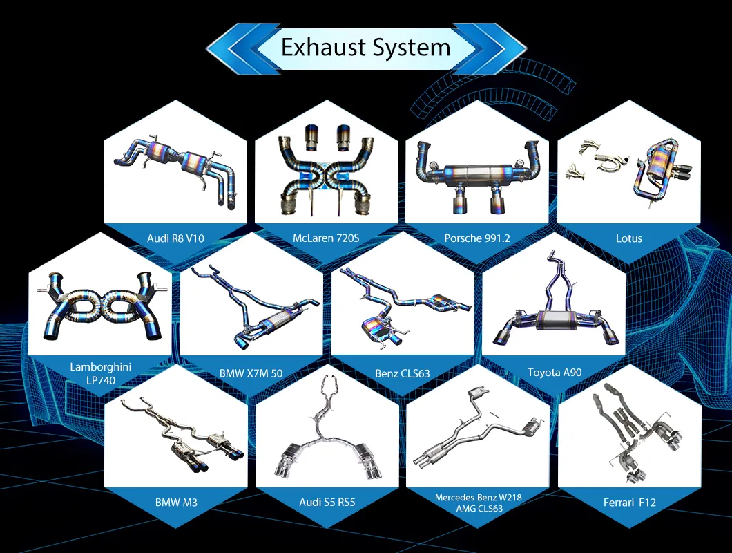 Best Exhaust System for Mercedes Benz W205 C450 Amg C400 C43 Amg Coupe