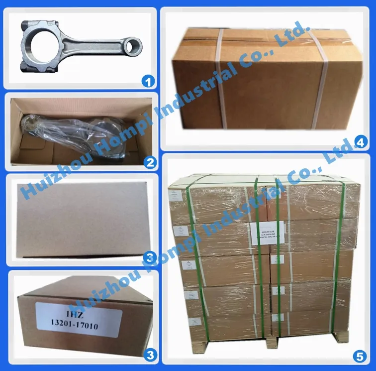 Engine Spare Parts Connecting Rod for Toyota 3L 13201-59106 2L/5L/12r/13bt/13b/14b/3vzf/1fz/2y/3s/2tr/1zr-Fe/2kd/3szve/K3V