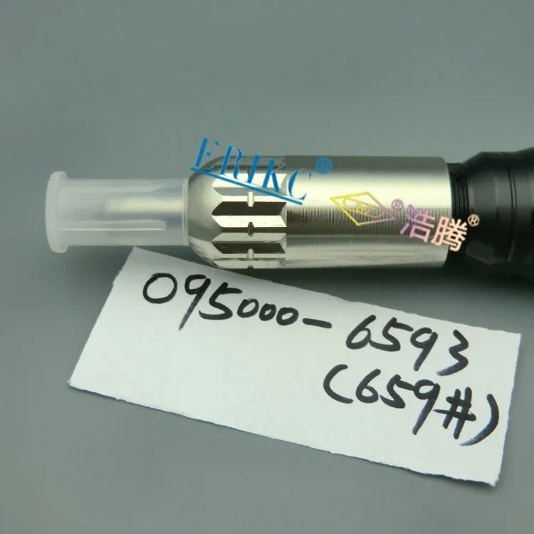 Erikc 095000-6590 Denso Injector Nozzle 6590 Oil Fuel Inyector Assy 0950006590 (23670E0010) 9709500-659 Auto Engine Diesel Cr Injector for Hino J08e-TM Kobelco