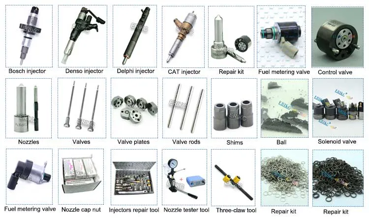 Erikc 127 8205 8207 8209 Cat Fuel Injection Pump 1278205 1278207 1278209 Diesel Engine Nozzle Injector 127-8205 127-8207 127-8209