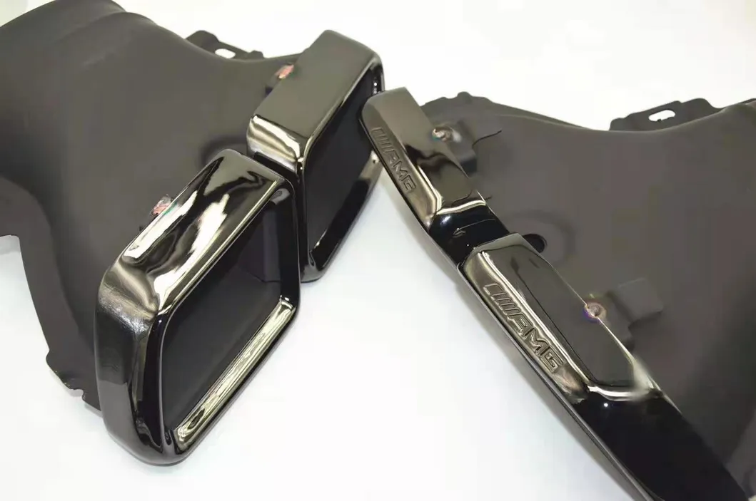 for Mercedes-Benz Exhaust Pipe Four-Outlet Stainless Steel Tailpipe.