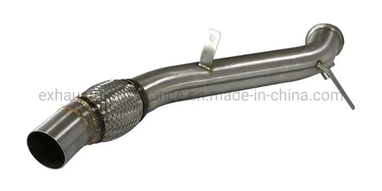 High Quality Brushed Stainless Steel Exhaust Downpipe for BMW 116D 118d 120d 123D Series