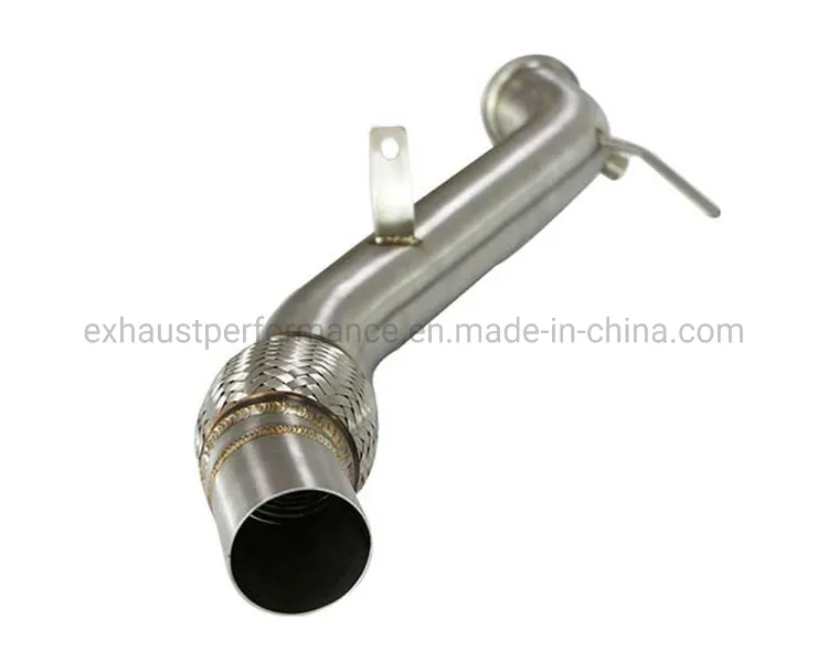 High Quality Brushed Stainless Steel Exhaust Downpipe for BMW 116D 118d 120d 123D Series