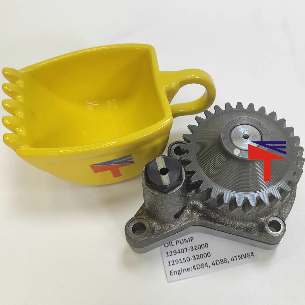 Machinery Engine Oil Pump 129407-32000 for Excavator PC40mr PC50mr Engine 4D88 4D84 4tnv84