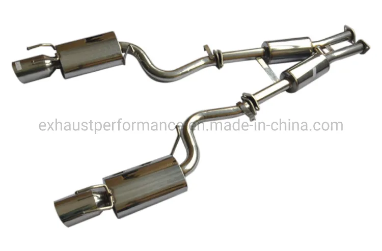 Turbo Dual Muffler Stainless Steel Exhaust System for Nissan