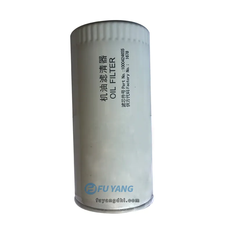 Wd615 Engine Spare Part Direct Injection Oil Filter Element 1000424655/1000422381A